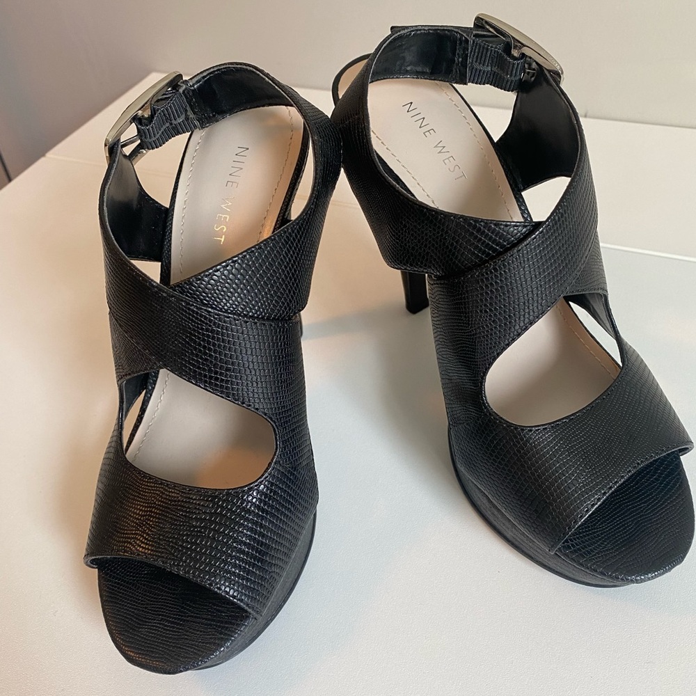 Nine West platform high-heel shoes